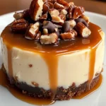 No Bake Turtle Cheesecakes