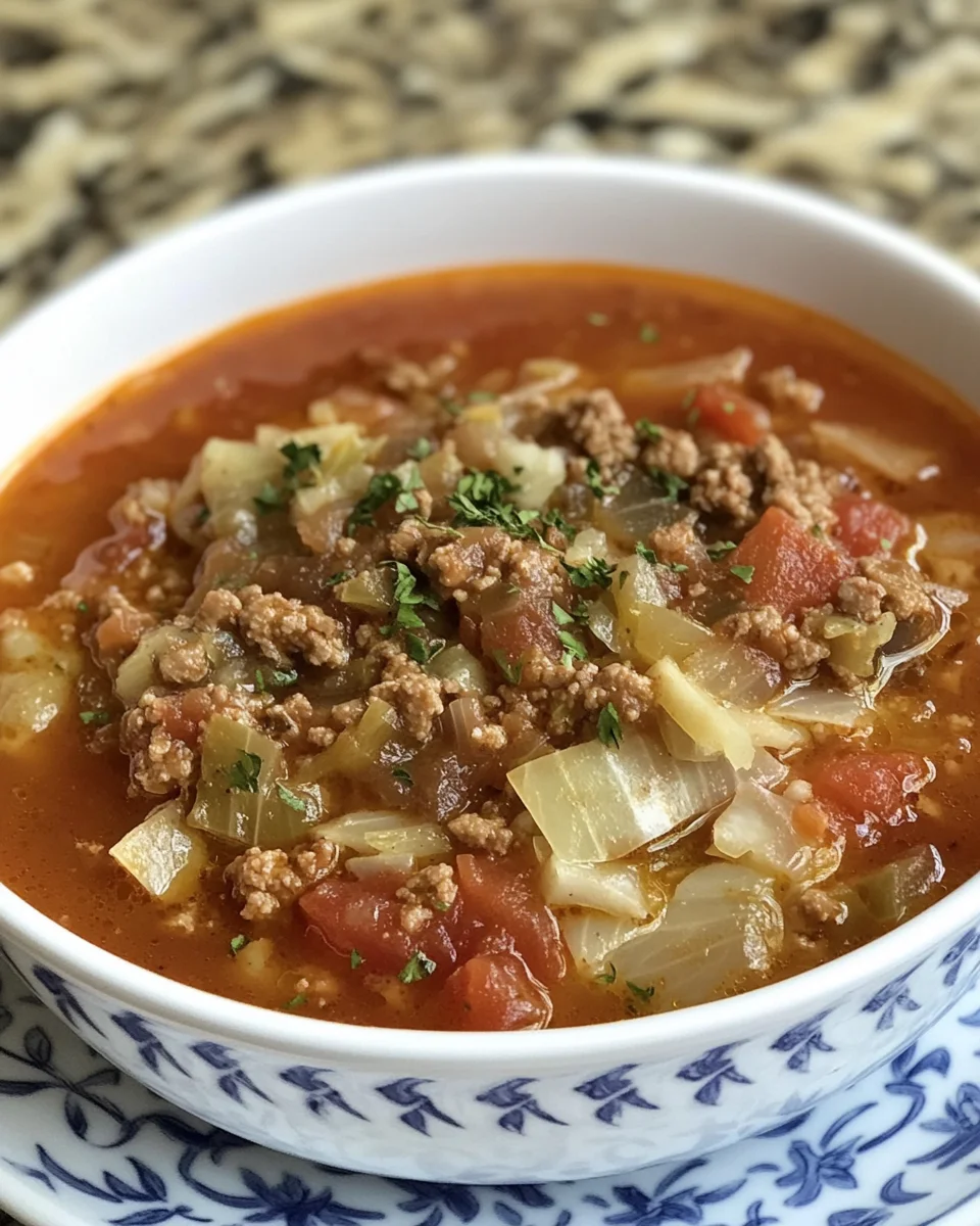 Polish Stuffed Cabbage Soup: A Hearty Delight Awaits!