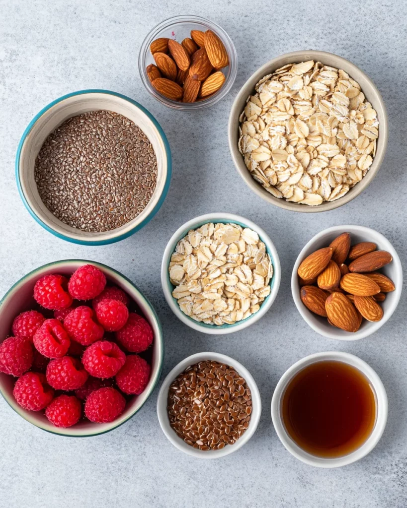 Raspberry Almond Energy Bites