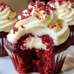 Red Velvet Cheesecake Cupcake