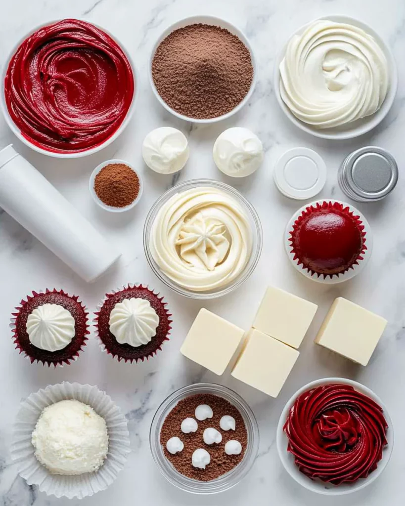 Red Velvet Cheesecake Cupcake