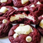 Red Velvet Cheesecake Stuffed Cookies