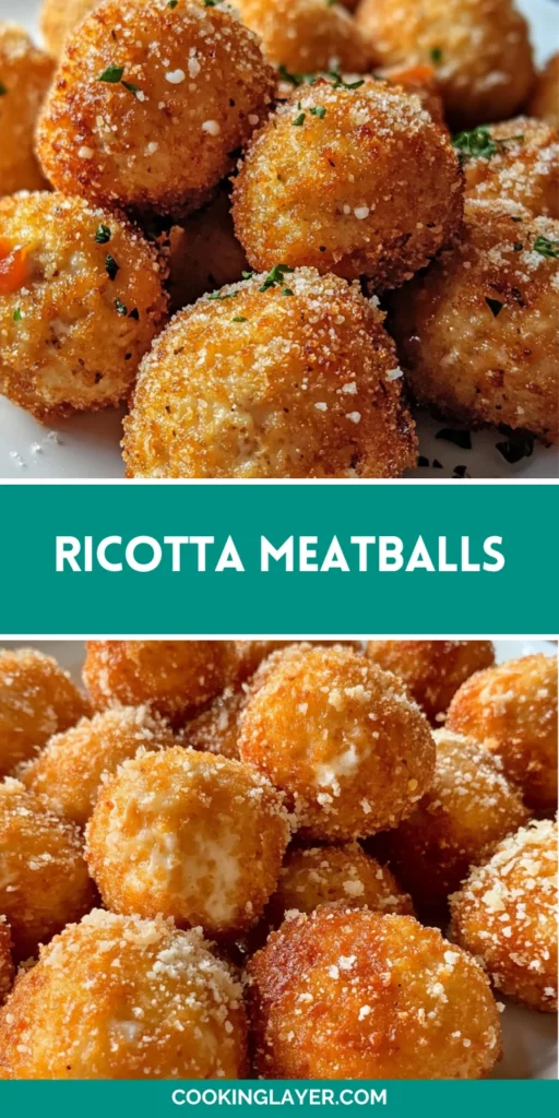 Ricotta Meatballs