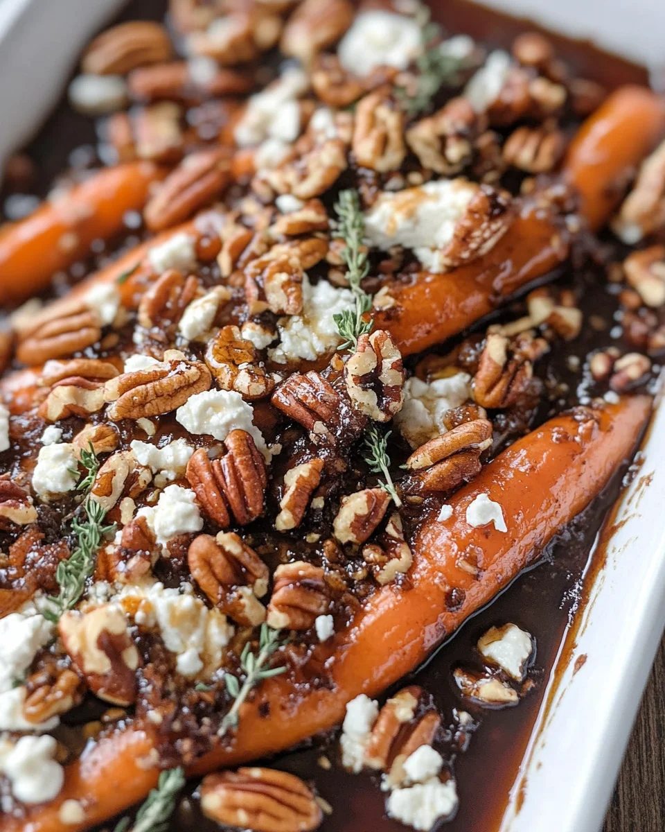 Roasted Carrots with Candied Pecan and Goat Cheese Delight!
