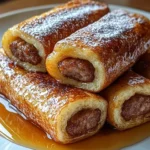 Sausage French Toast Roll-Ups