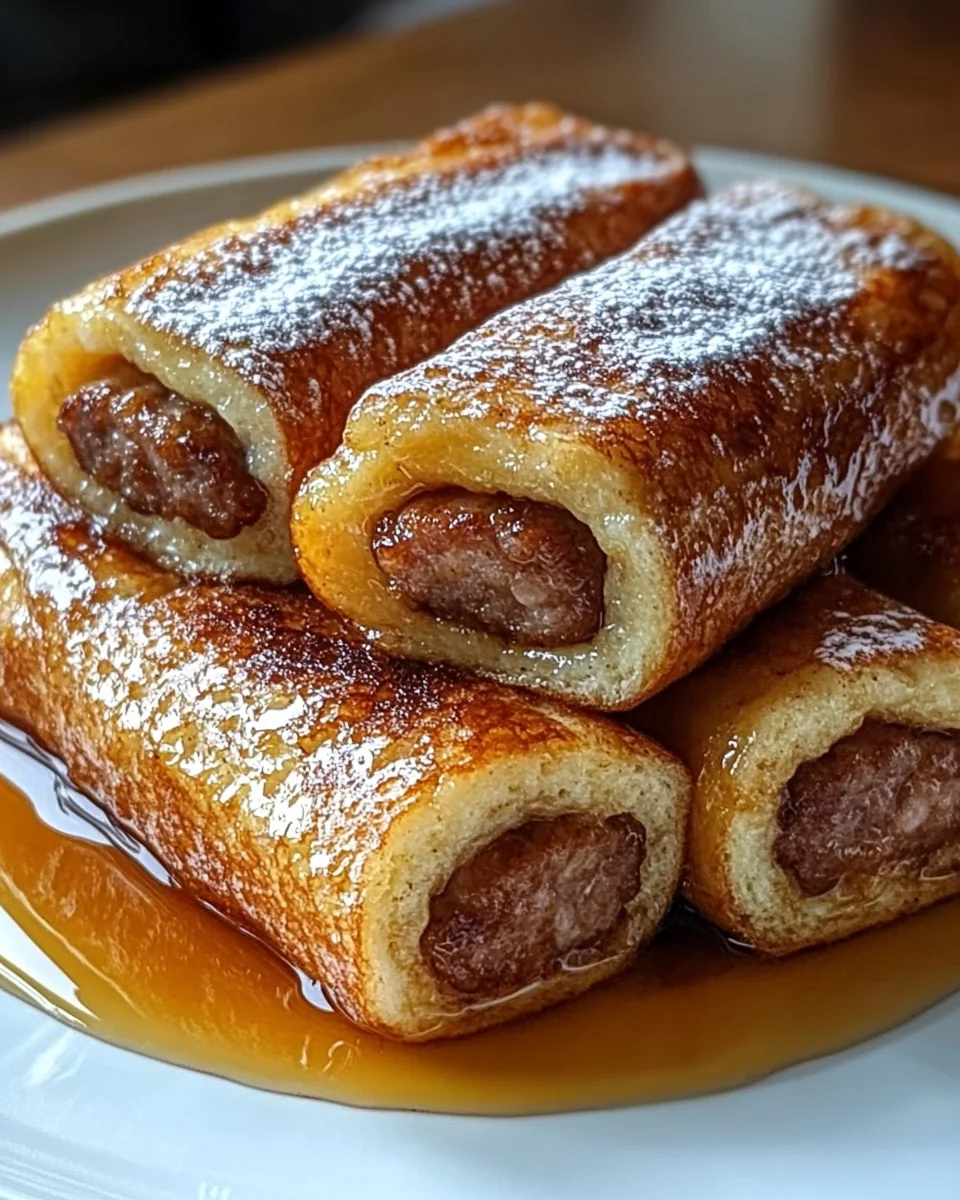 Sausage French Toast Roll-Ups: A Delicious Breakfast Treat!
