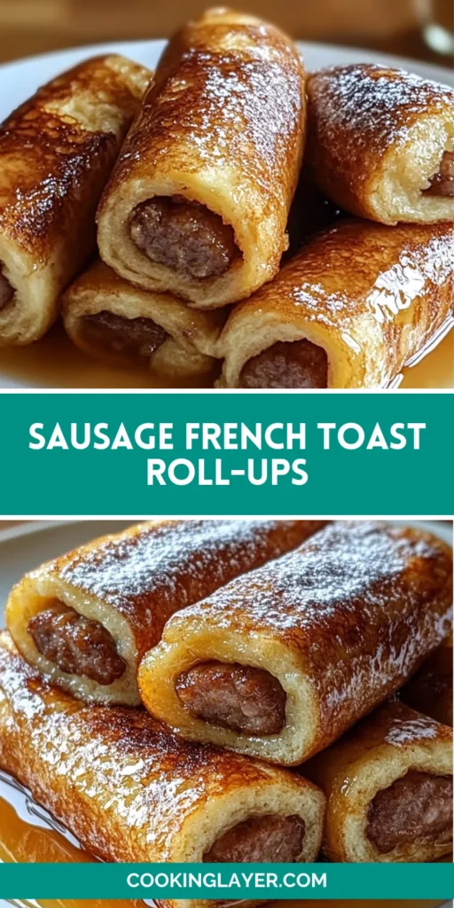 Sausage French Toast Roll-Ups