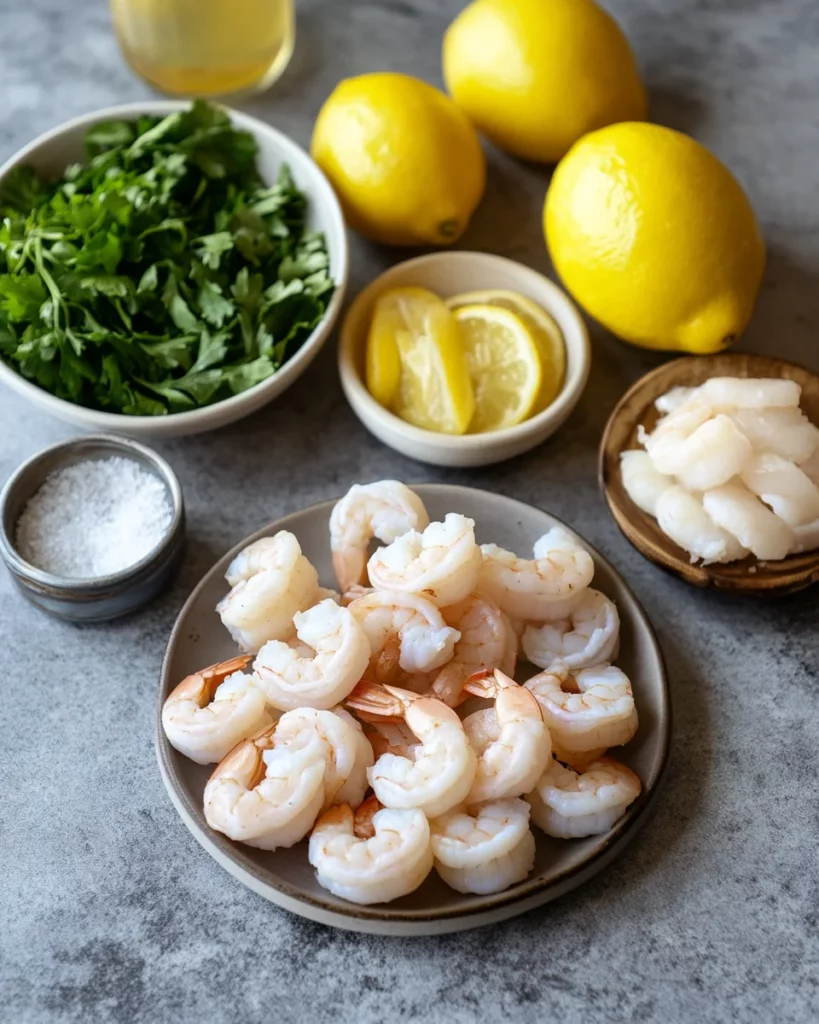 Shrimp Scampi Bowls with Garlic Bread