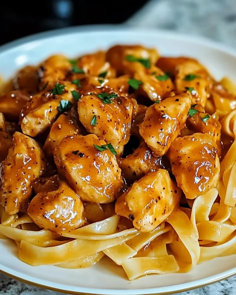 Spicy Cajun Honey Butter Chicken & Pasta
