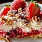 Strawberry Cheesecake Dump Cake