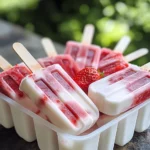 Strawberry Yogurt Popsicles