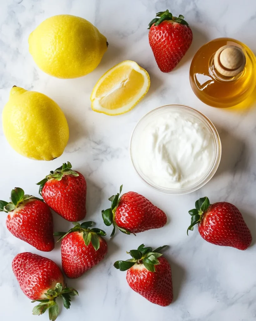 Strawberry Yogurt Popsicles