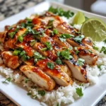 Sweet Chili Chicken Bowl with Coconut Lime Drizzle