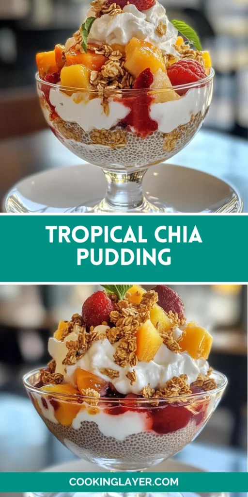 Tropical Chia Pudding