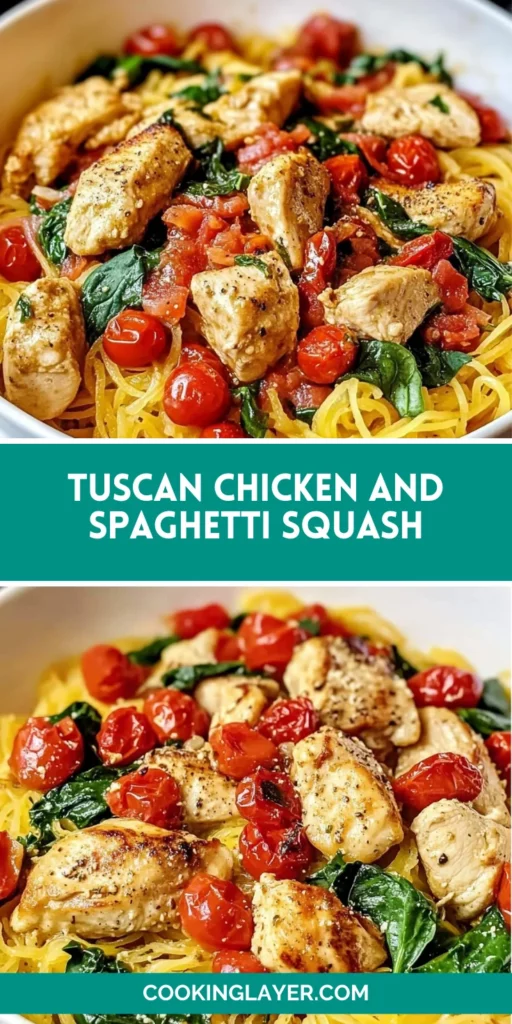 Tuscan Chicken and Spaghetti Squash