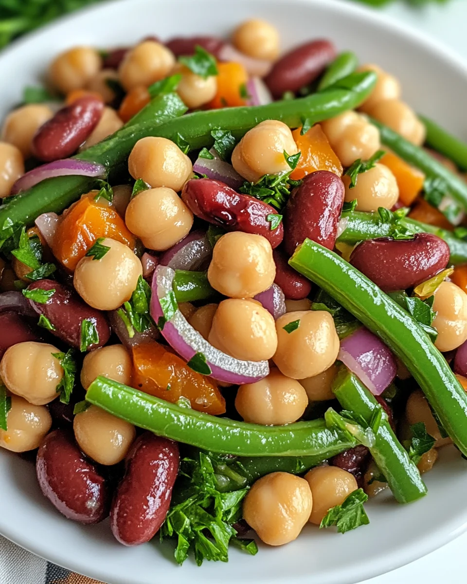 Vintage Three Bean Salad: A Must-Try Classic Recipe!