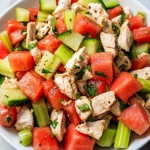 Watermelon Chicken Salad