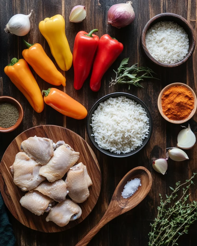 Caribbean Chicken with Flavored Rice