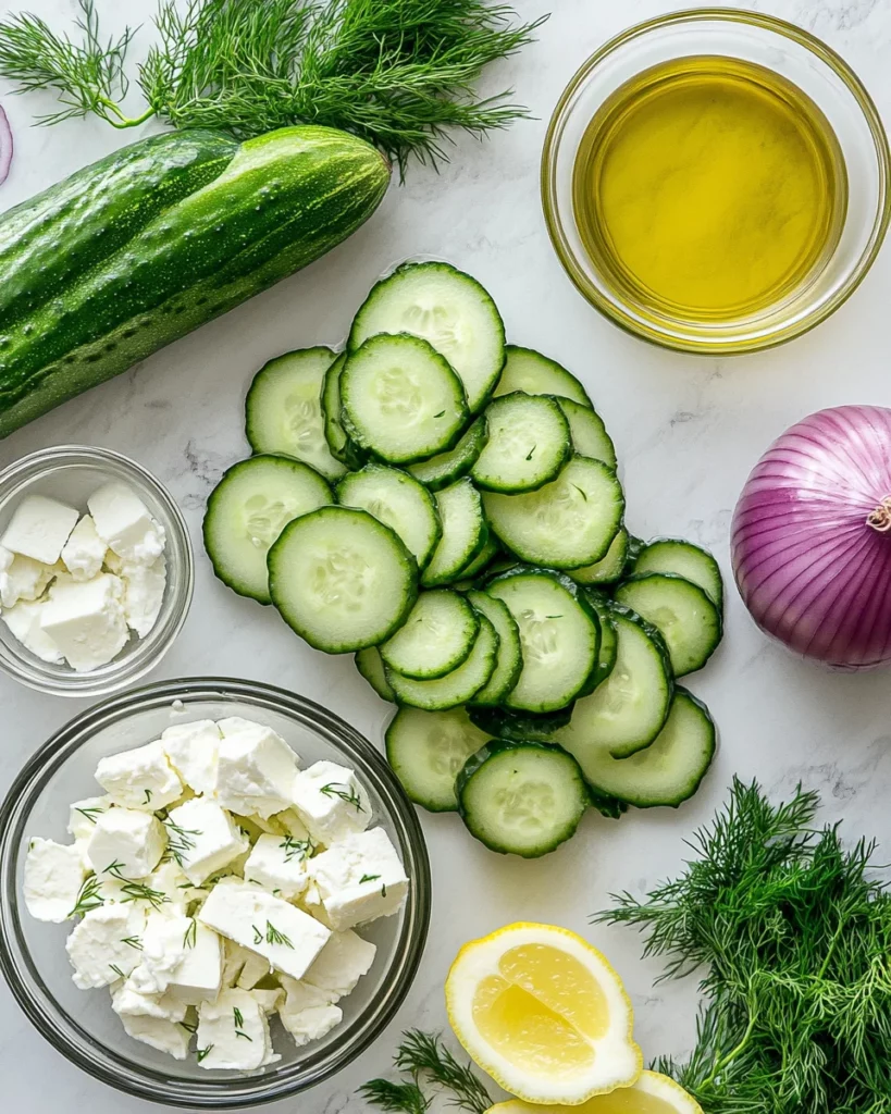 Cucumber Feta Salad