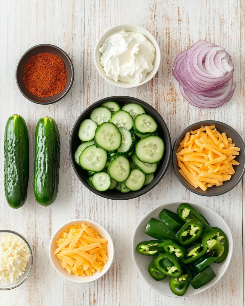 Jalapeno Popper Cucumber Salad