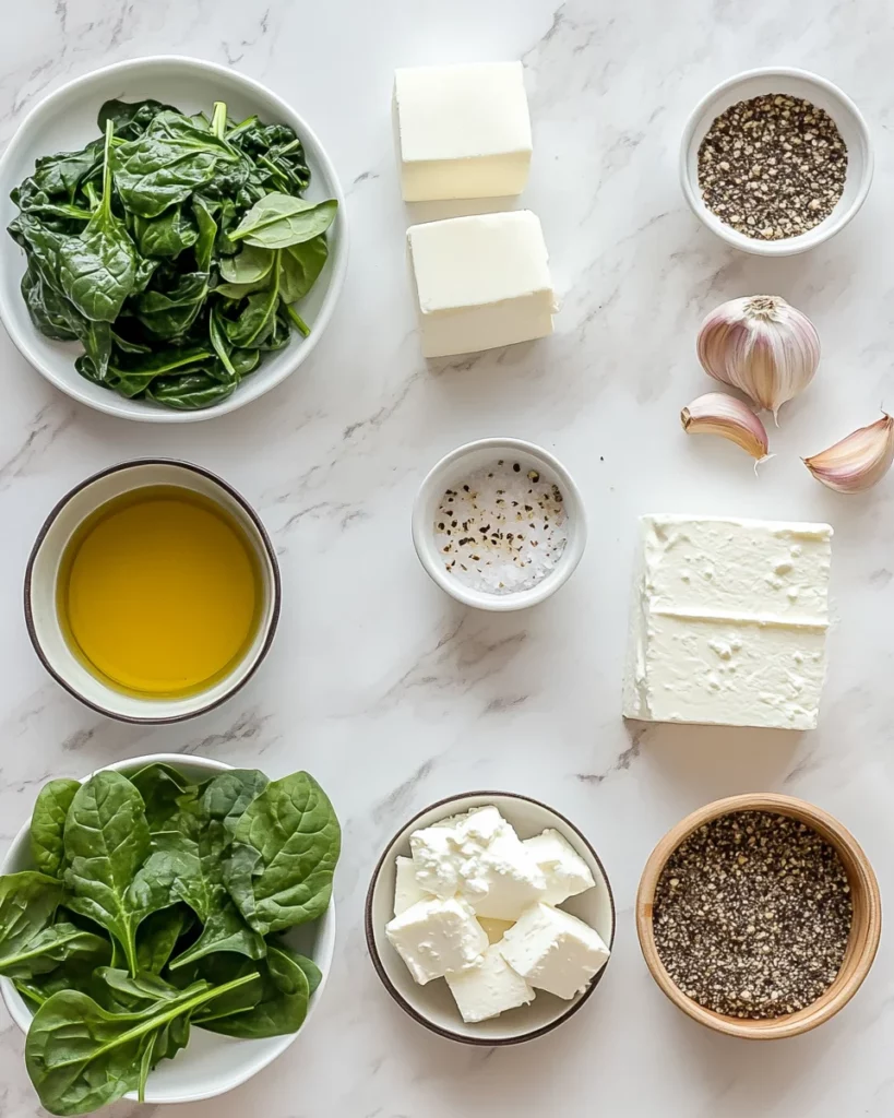 Creamy Spinach with Feta