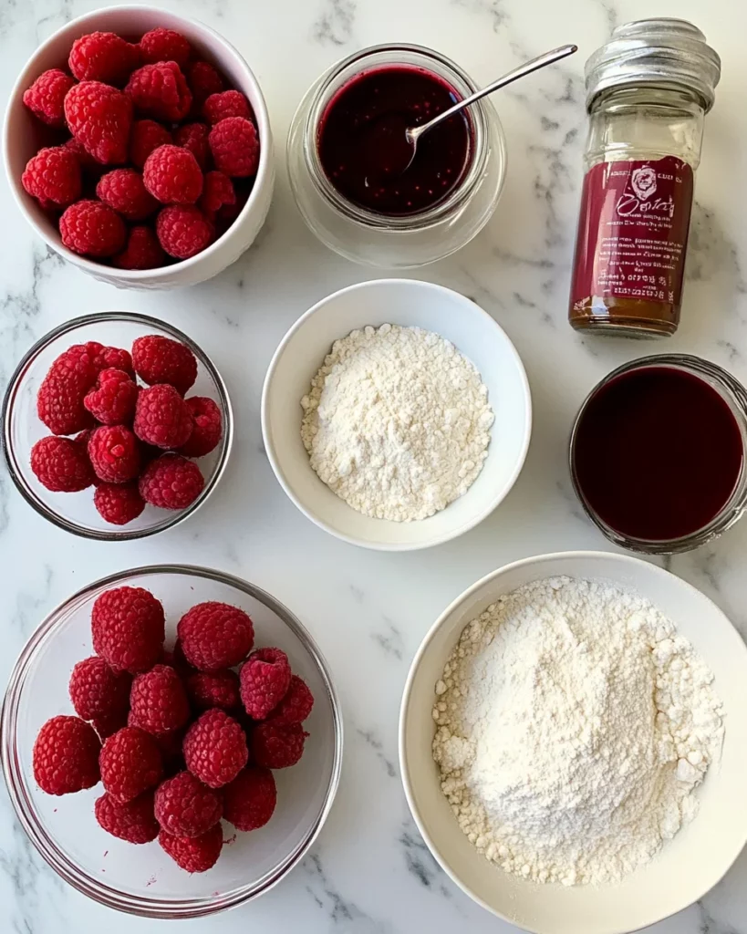 Raspberry Glazed Baked Donuts
