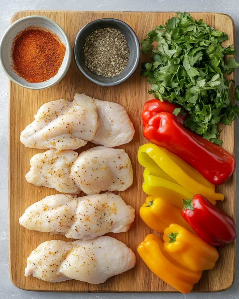Cajun Chicken with Bell Peppers