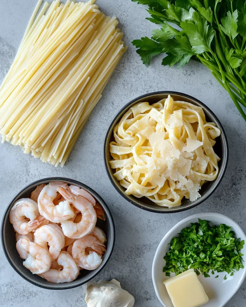 creamy shrimp alfredo pasta