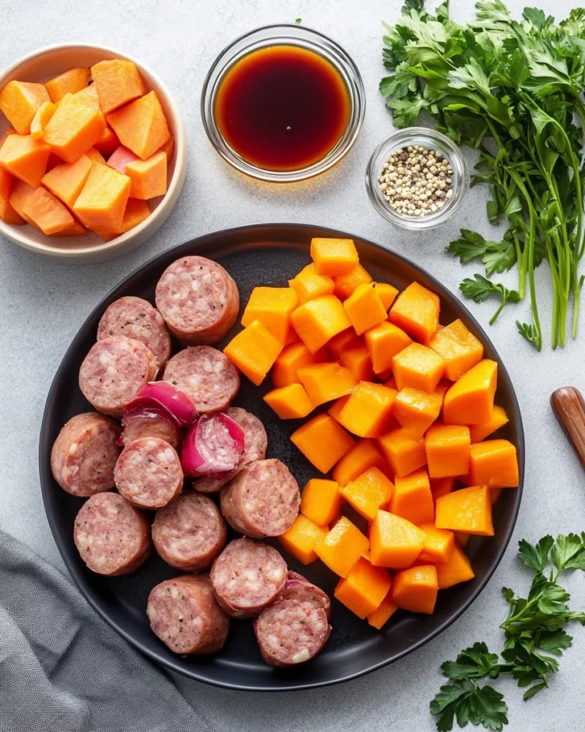 Sizzling Sweet Potato Sausage