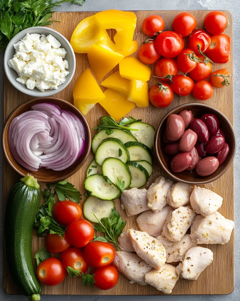 Sheet Pan Greek Chicken & Veggies