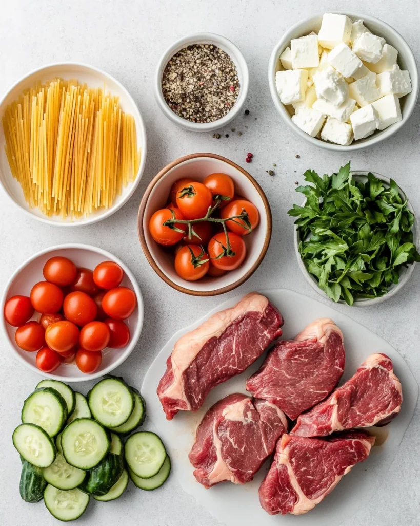 Steak Pasta Salad