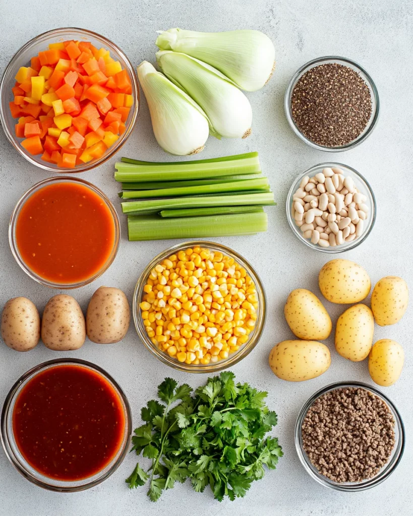 Cowboy hamburger soup