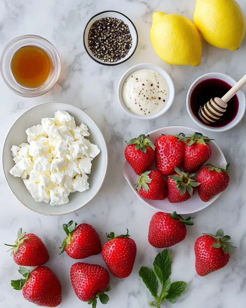 Whipped Feta with Roasted Strawberries