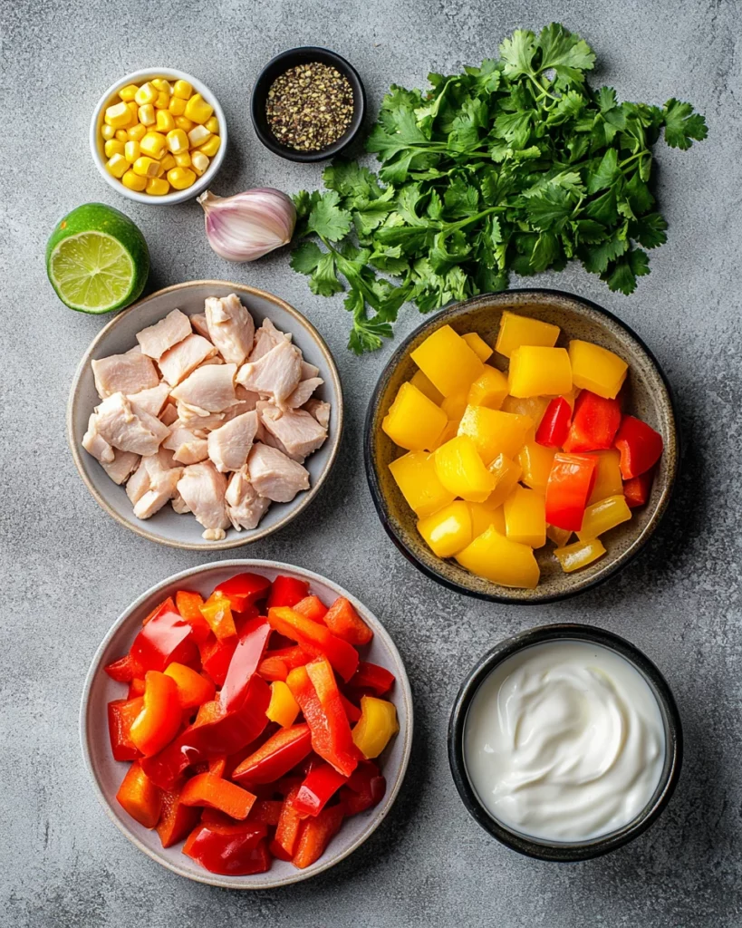 Chipotle Lime Chicken with Corn & Peppers