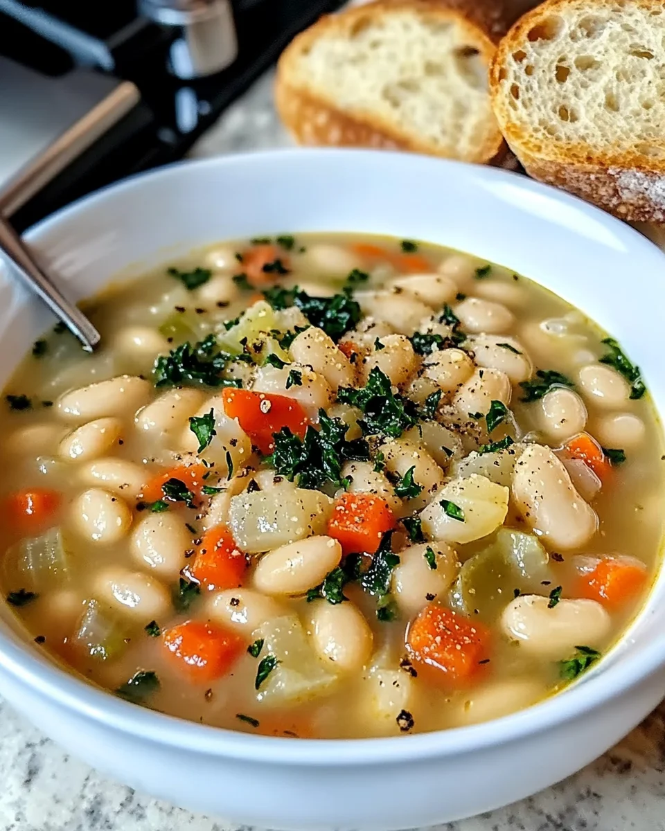 Tuscan White Bean Soup Recipe: A Cozy Delight Awaits!