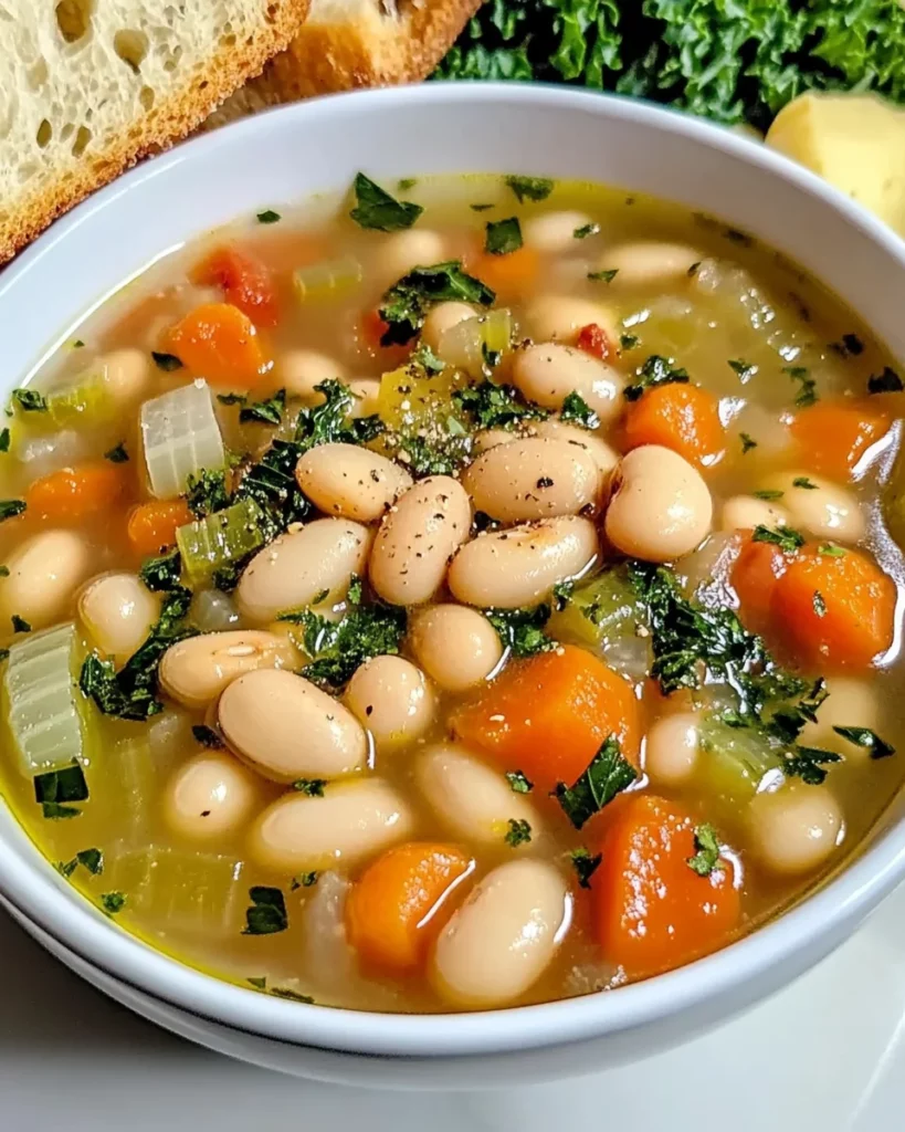 Tuscan White Bean Soup Recipe