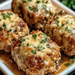 Garlic Parmesan Chicken Meatloaves