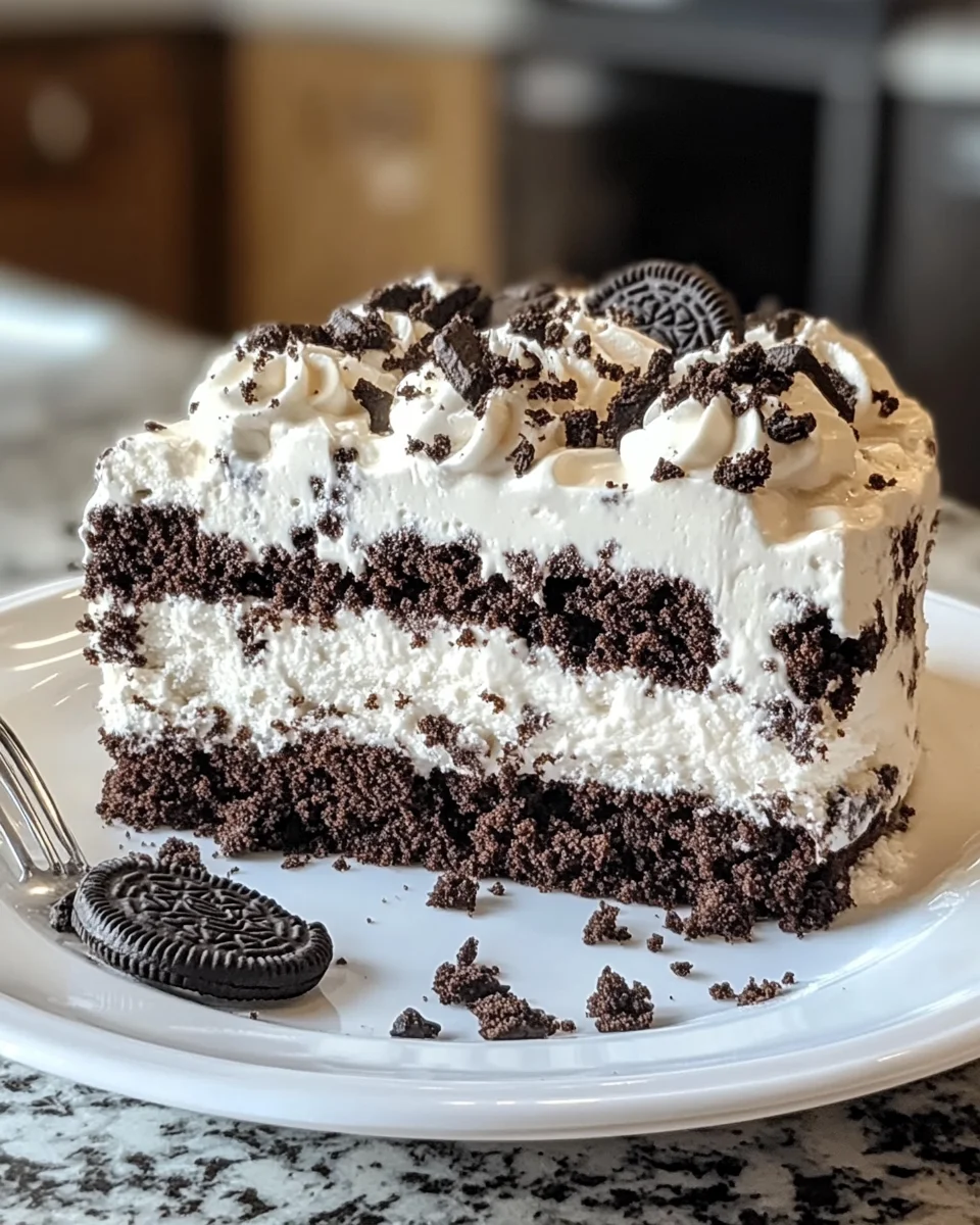 Cookies and Cream Ice Cream Cake: Indulge in Delight!