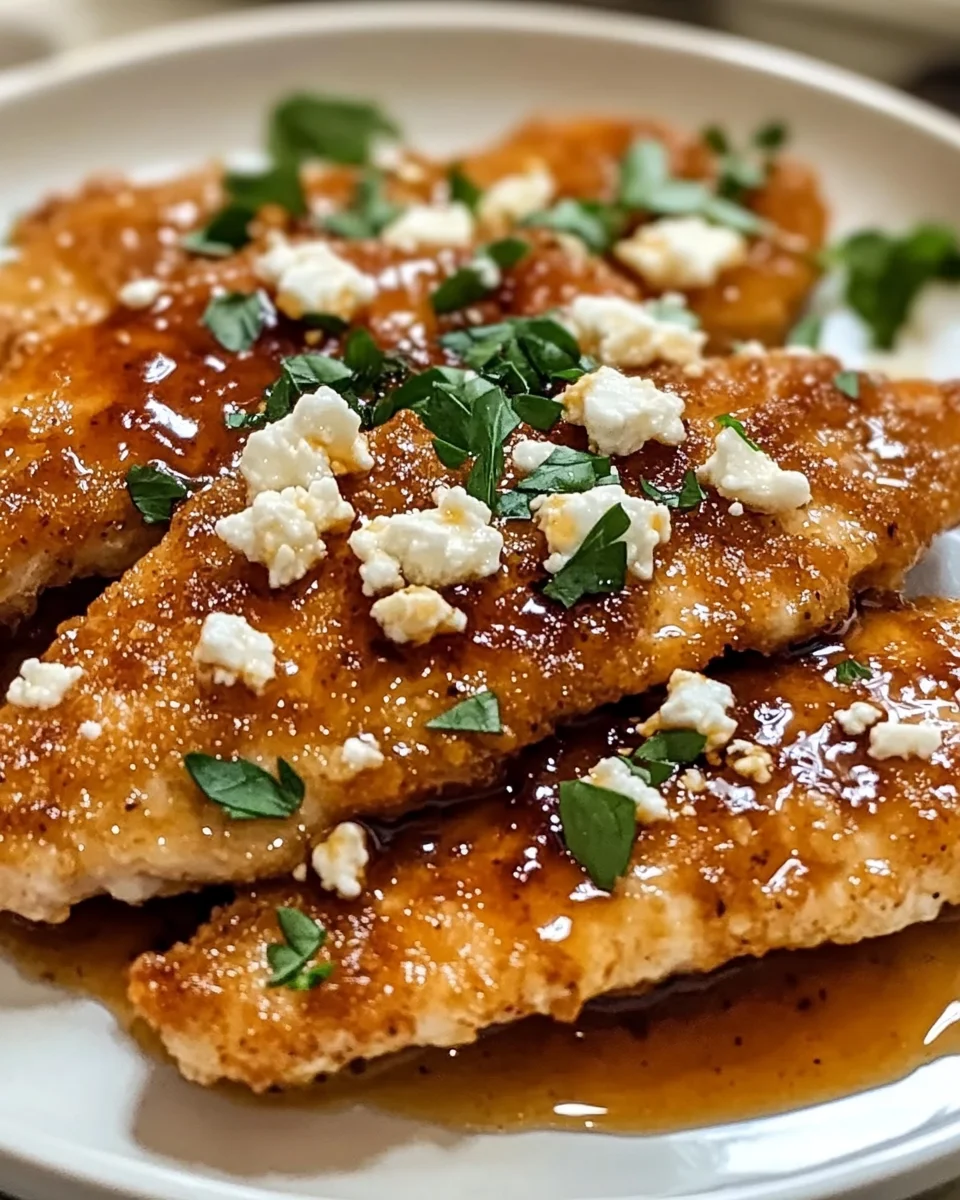 Crispy Hot Honey Feta Chicken: A Flavorful Delight!