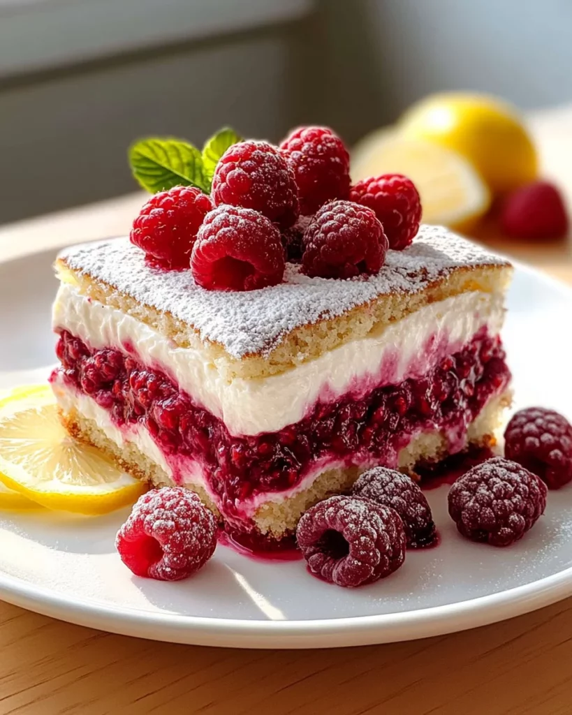 Fresh Raspberry Tiramisu