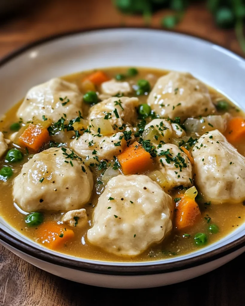 Spring Chicken and Dumplings