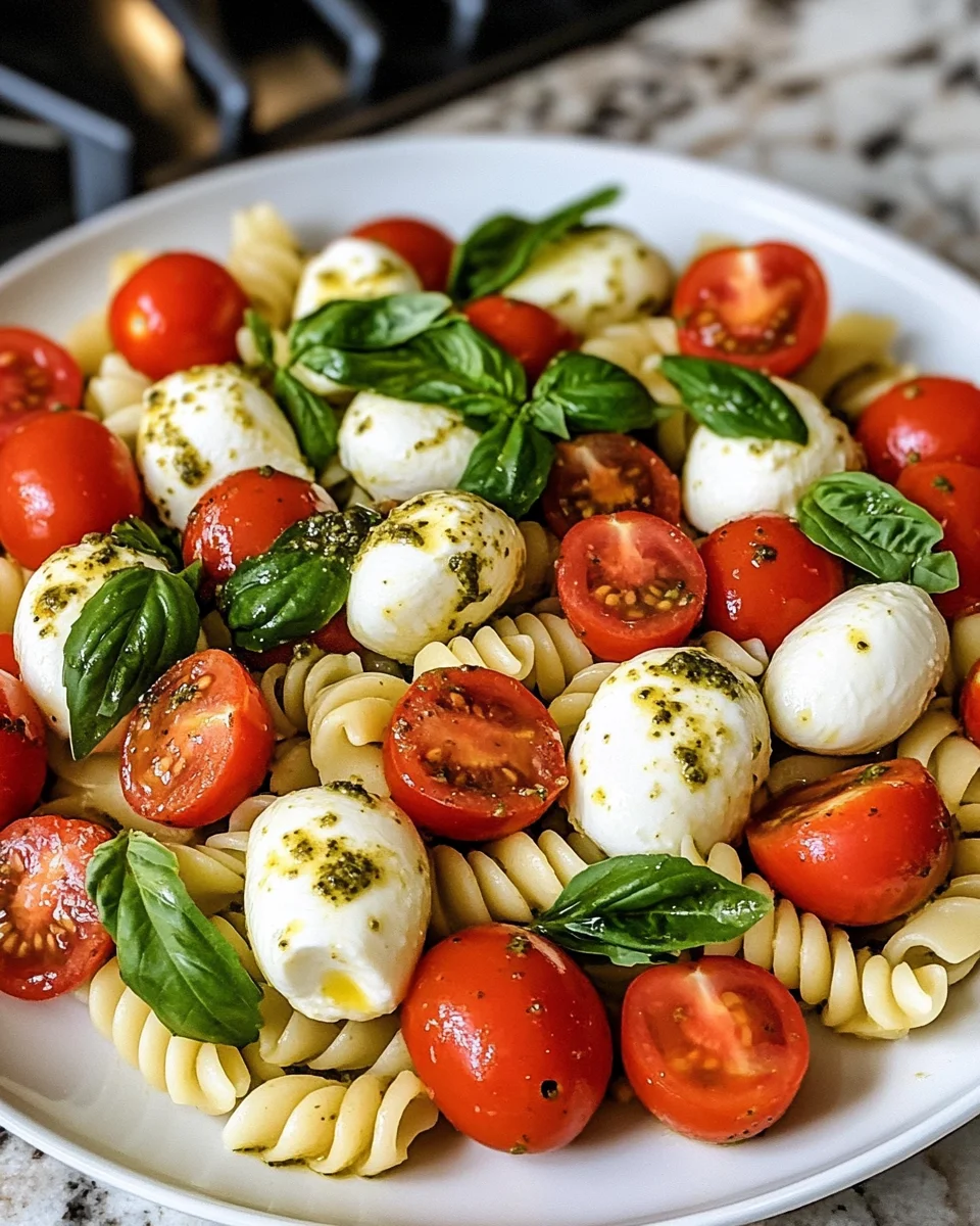 Pesto Caprese Pasta Salad: A Fresh Twist on Tradition
