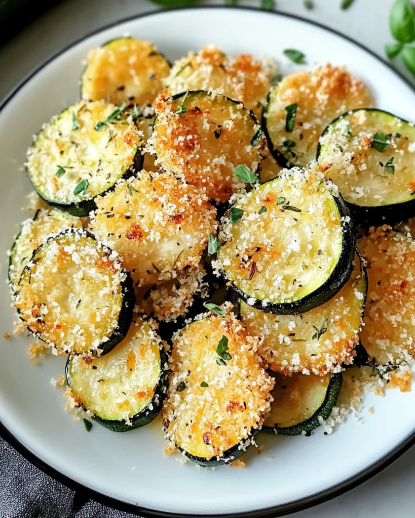 Baked Parmesan Zucchini