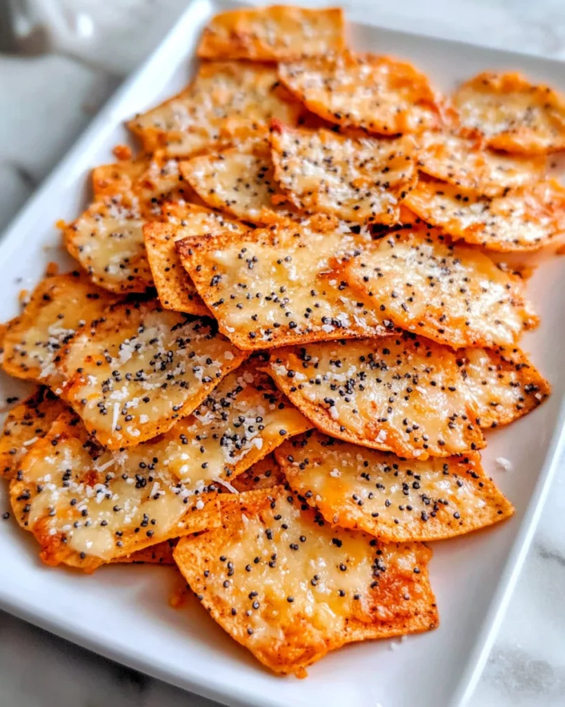 Keto Everything Bagel Cheese Chips
