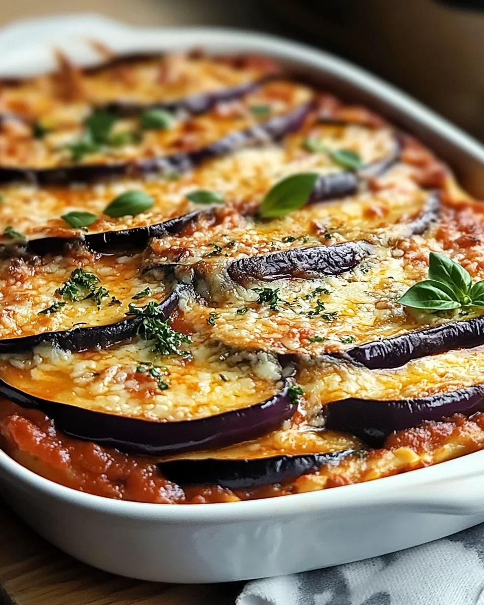Eggplant lasagna: A delightful twist on a classic dish!