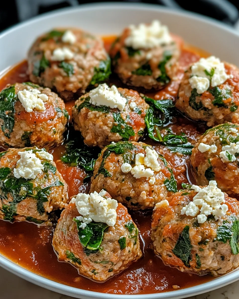 Spinach Feta Turkey Meatballs: A Deliciously Healthy Recipe