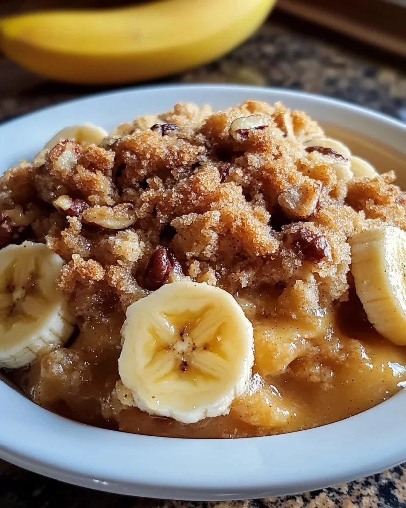 Southern Banana Cobbler Bliss