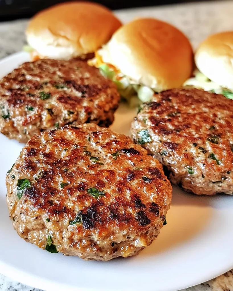 Juicy Ground Turkey Burgers
