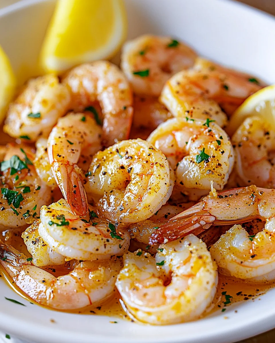 Cajun Shrimp with Garlic Butter Sauce delights your taste buds!