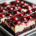 Cherry Cheesecake Brownies